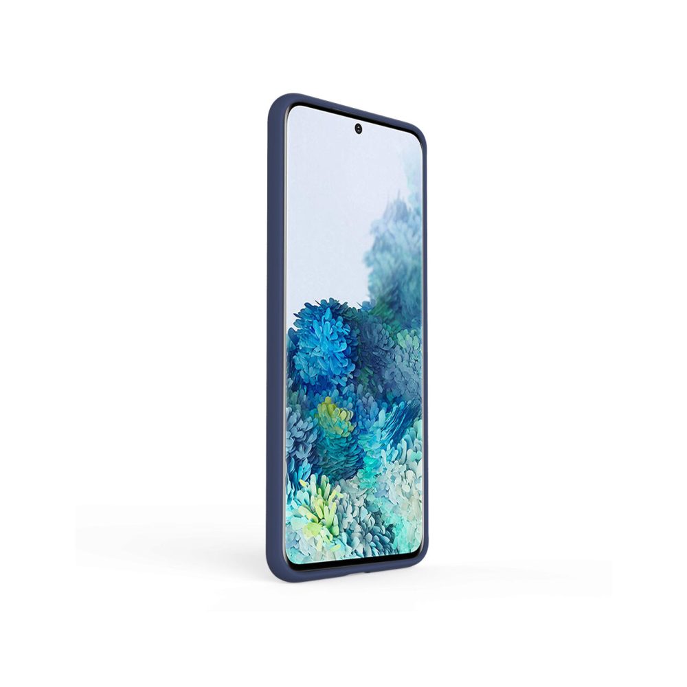 Husa Samsung Galaxy S20 Lemontti Liquid Silicon Dark Blue [4]