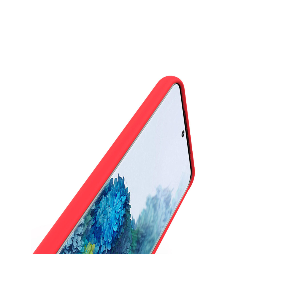 Husa Samsung Galaxy S20 Lemontti Liquid Silicon Red [2]