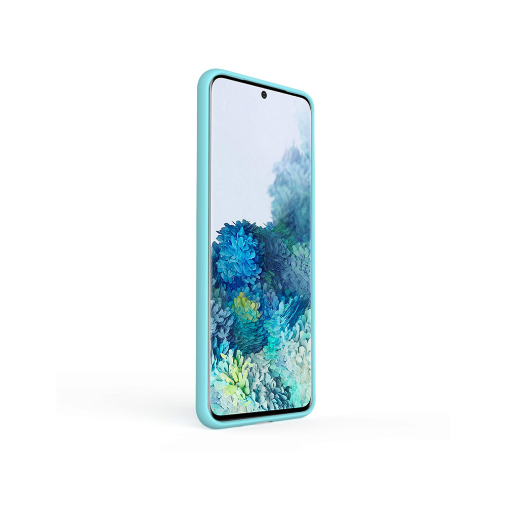 Husa Samsung Galaxy S20 Lemontti Liquid Silicon Tiffany Blue [2]