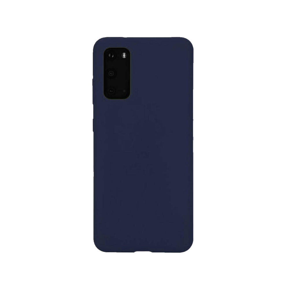 Husa Samsung Galaxy S20 Lemontti Silicon Silky Albastru Inchis [2]