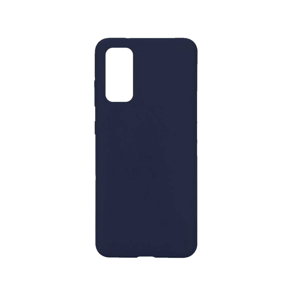 Husa Samsung Galaxy S20 Lemontti Silicon Silky Albastru Inchis [6]