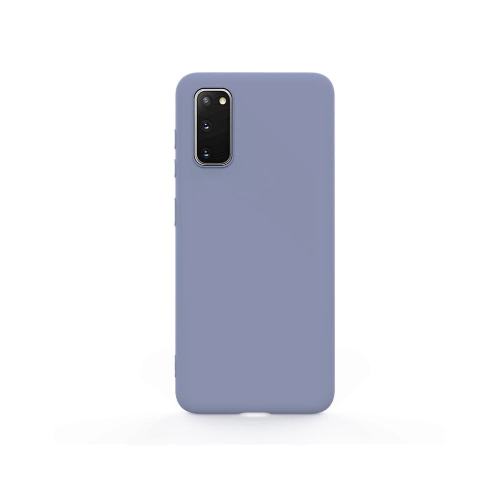 Husa Samsung Galaxy S20 Lemontti Silicon Soft Slim Lavender Gray [2]