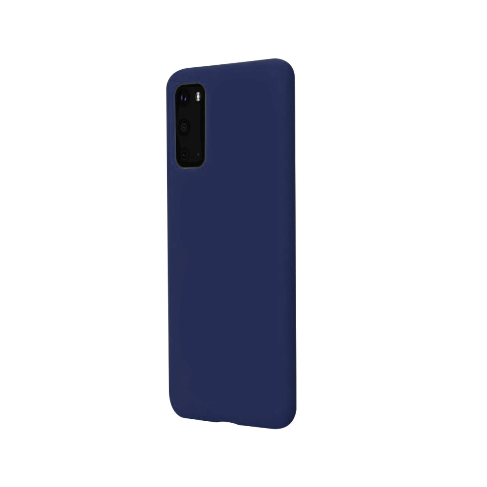 Husa Samsung Galaxy S20 Plus Lemontti Silicon Silky Albastru Inchis [3]