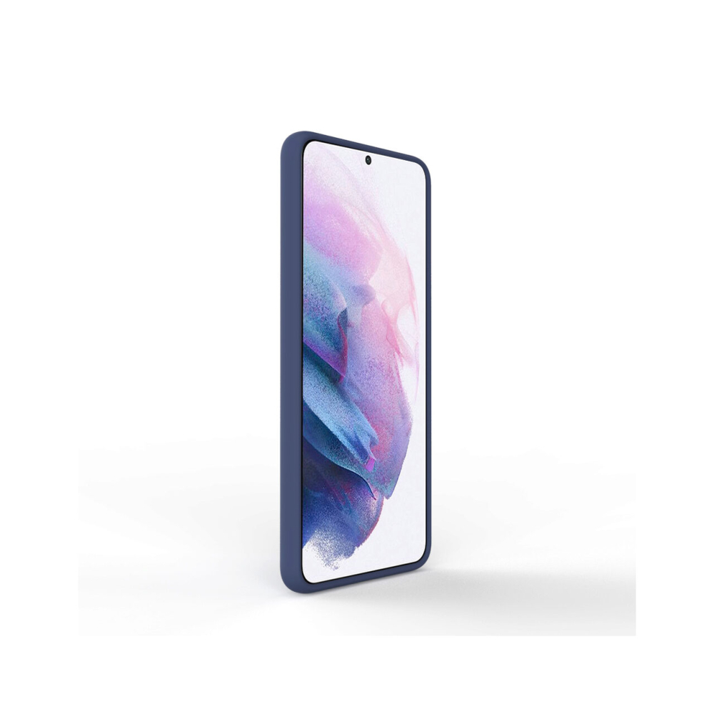 Husa Samsung Galaxy S21 Plus Lemontti Liquid Silicon Dark Blue [3]