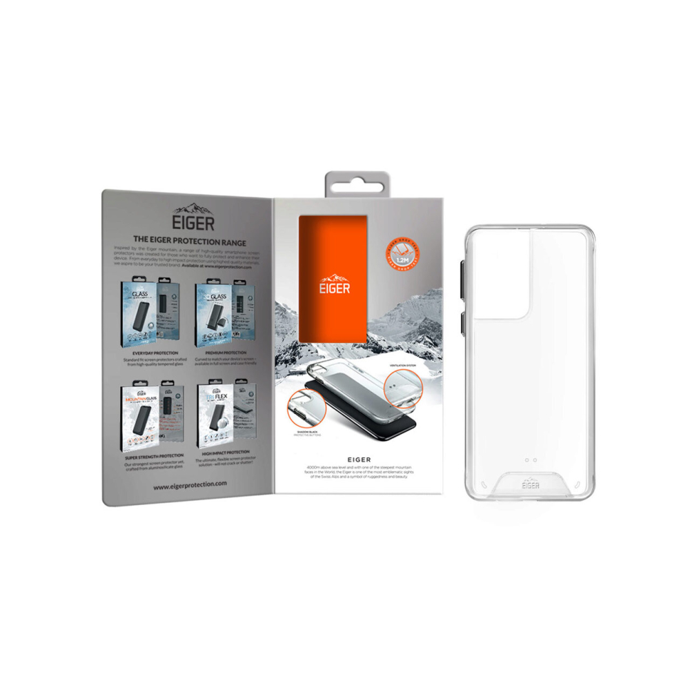 Husa Samsung Galaxy S21 Ultra Eiger Glacier Case Clear [2]