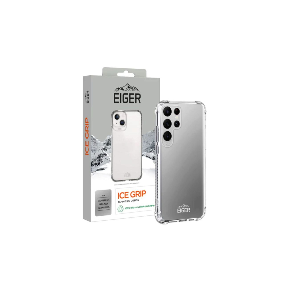 Husa Samsung Galaxy S22 Ultra Eiger Ice Grip Clear [2]