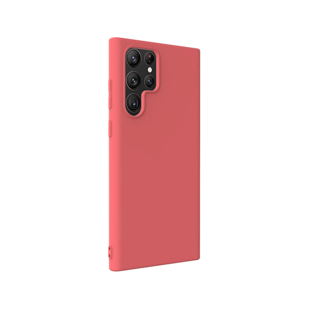 Husa Samsung Galaxy S22 Ultra Lemontti Silicon Soft Slim Santa Red [3]