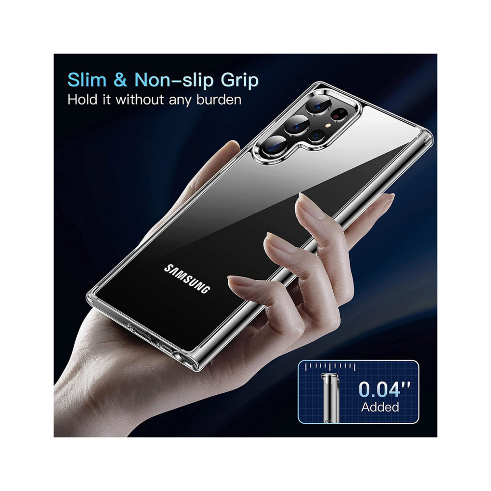 Husa Samsung Galaxy S22 Ultra Lemontti Silicon Transparent [6]