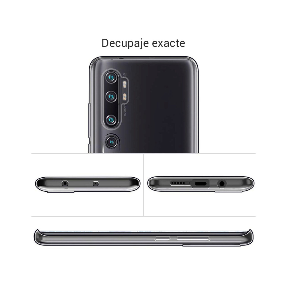 Husa Xiaomi Mi Note 10 Lemontti Silicon Transparent [8]