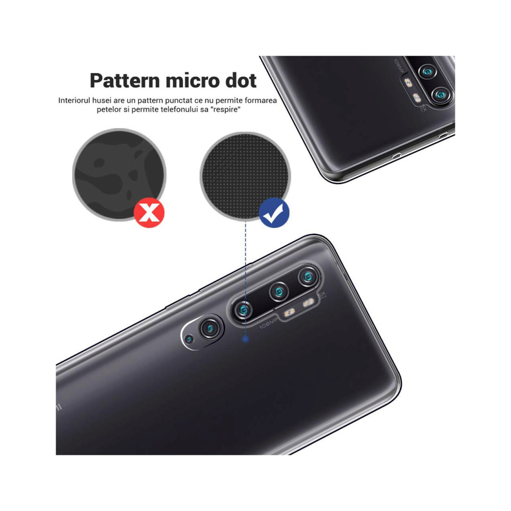 Husa Xiaomi Mi Note 10 Lemontti Silicon Transparent [7]