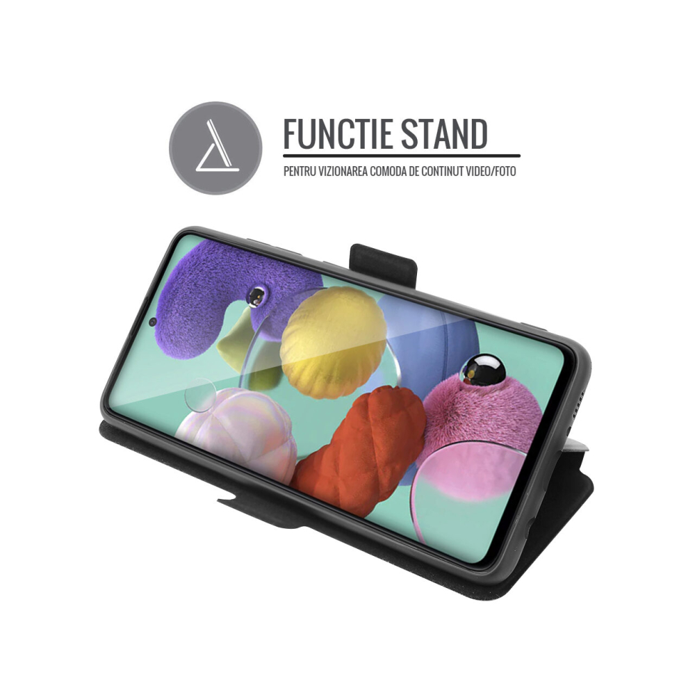 Husa Xiaomi Redmi 10 Lemontti Book Elegant Negru [3]
