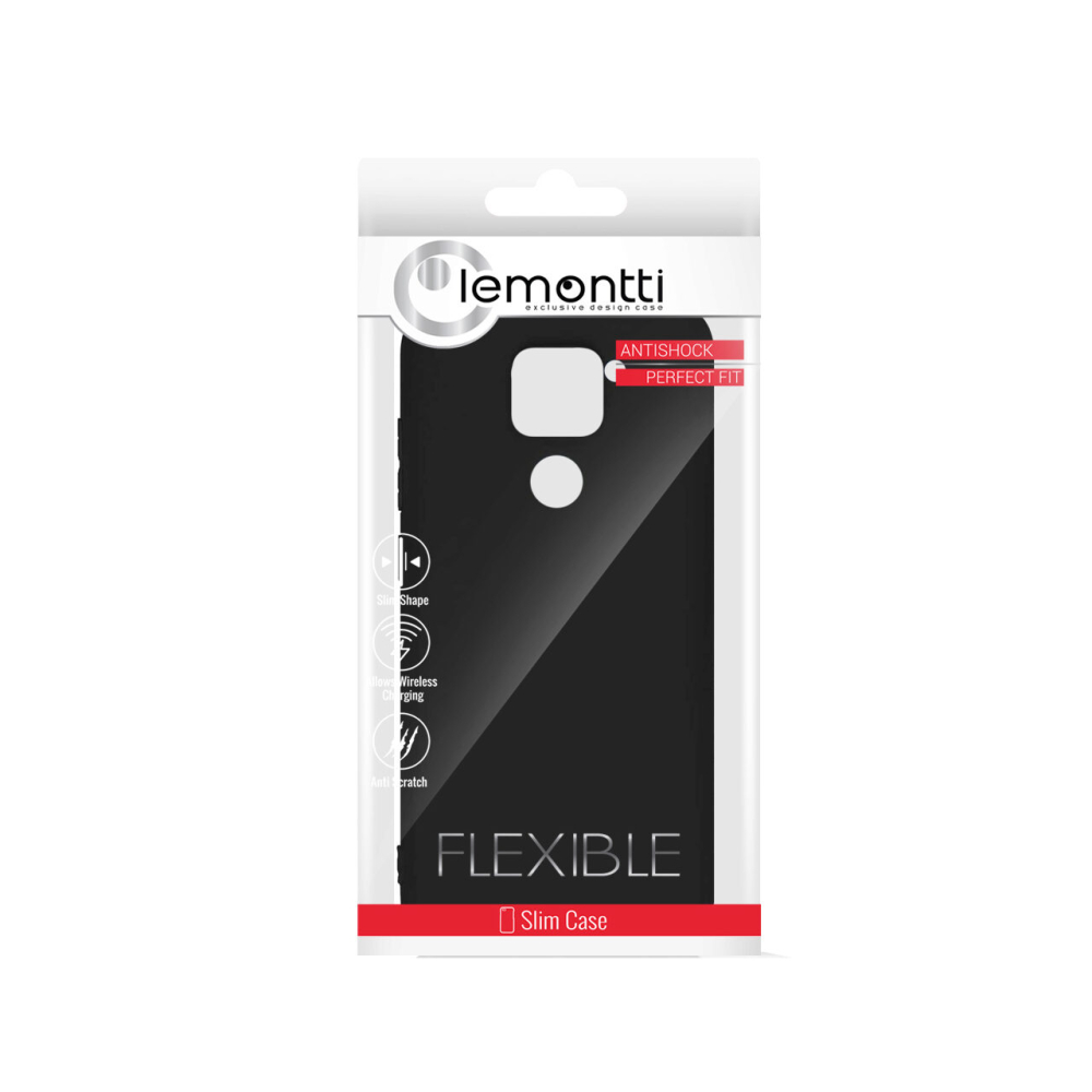 Husa Xiaomi Redmi Note 9 Lemontti Silicon Silky Negru [4]