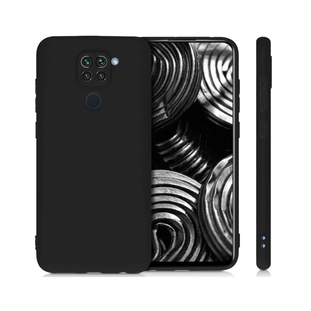 Husa Xiaomi Redmi Note 9 Lemontti Silicon Silky Negru [2]