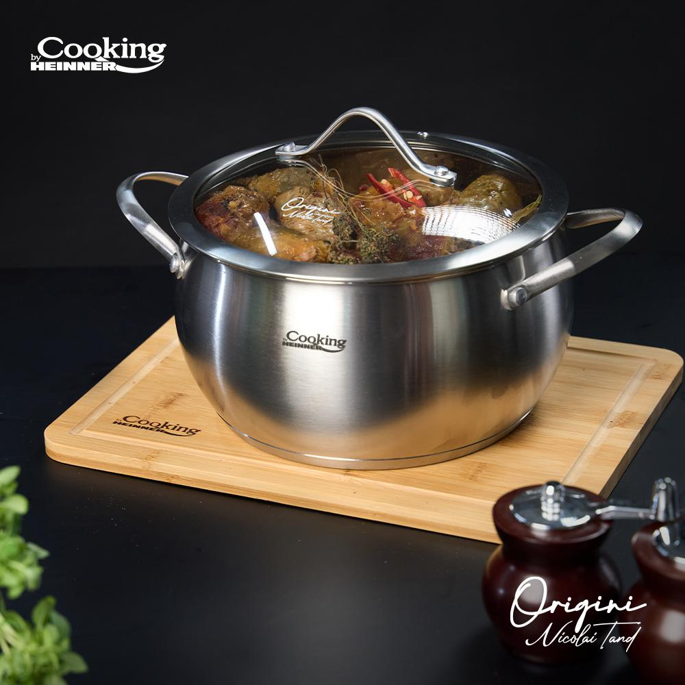 SEMIOALA INOX+CAPAC 22x11.5L, 4.3L, NICOLAI TAND, ORIGINI, COOKING BY HEINNER [3]