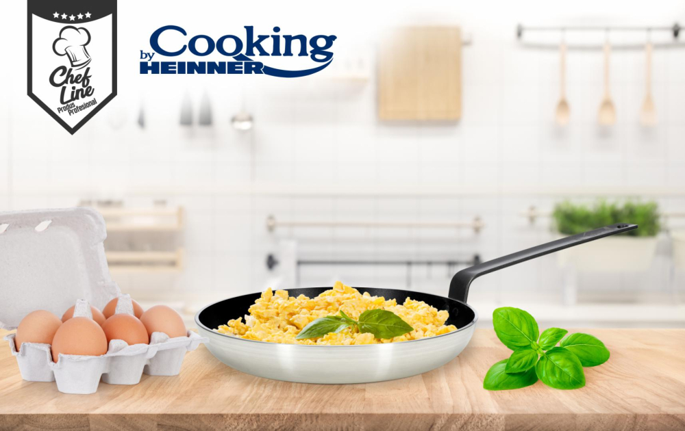 Tigaie profesionala 28*5.5 cm, chef line, cooking by heinner [3]