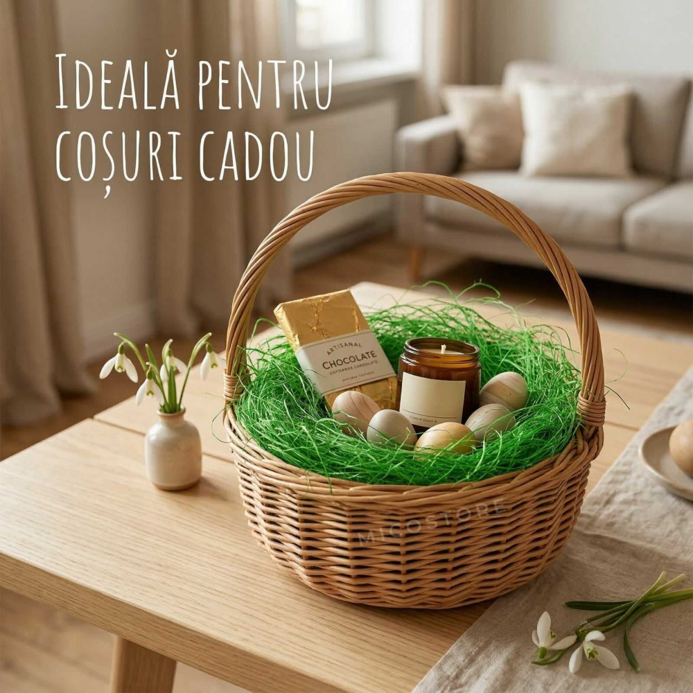 Iarba decorativa din fibra sintetica, durabila, 100 g - Micostore.ro [6]