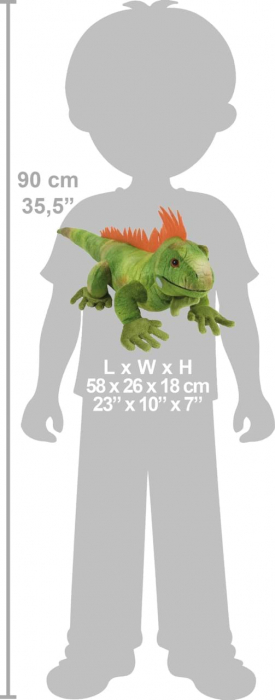 Iguana - Jucarie Plus Wild Republic 30 cm [2]