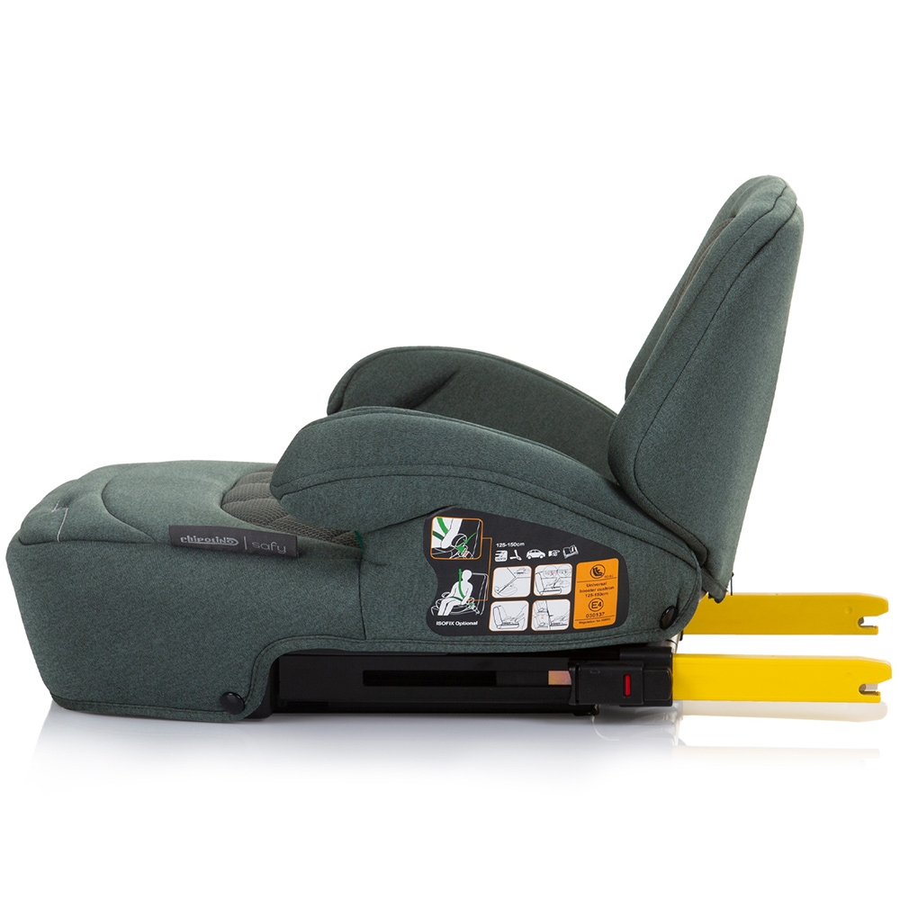 Inaltator auto Chipolino Safy I-Size 125-150 cm pastel green cu sistem Isofix [3]