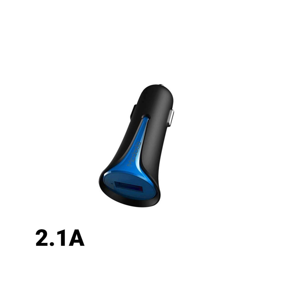 Incarcator Auto 2.1A Mcdodo USB Black Mask Blue [2]