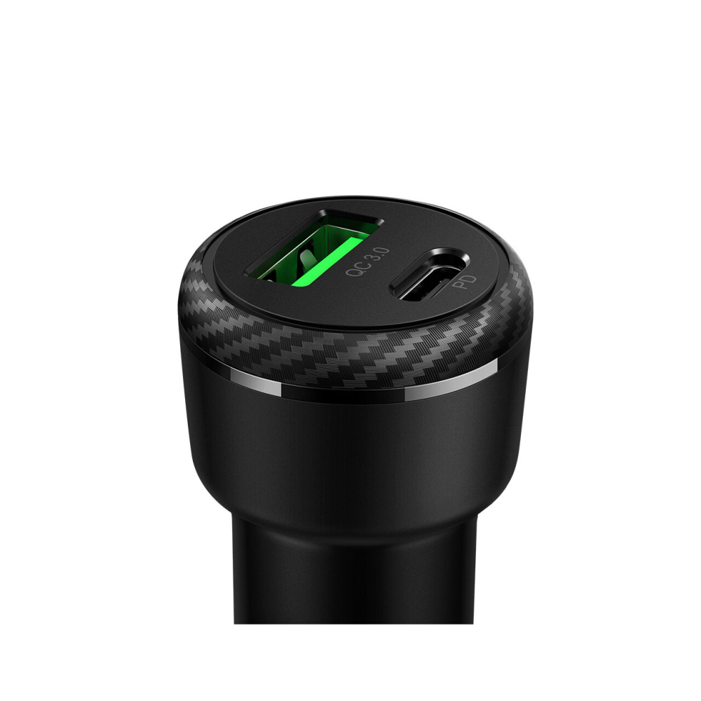 Incarcator Auto 2.4A USB si Type-C Mcdodo Dual Port 36W Black [2]