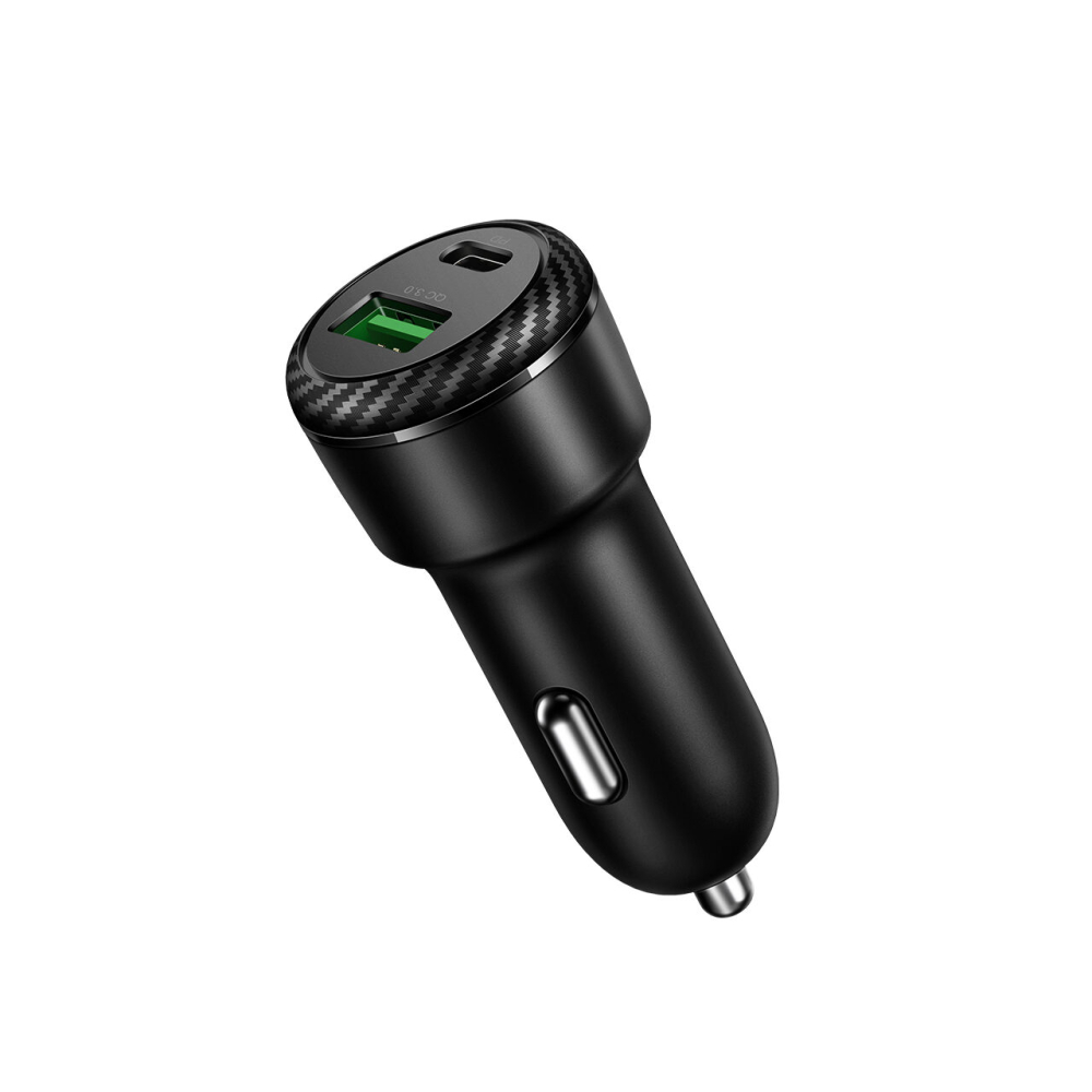 Incarcator Auto 2.4A USB si Type-C Mcdodo Dual Port 36W Black [4]