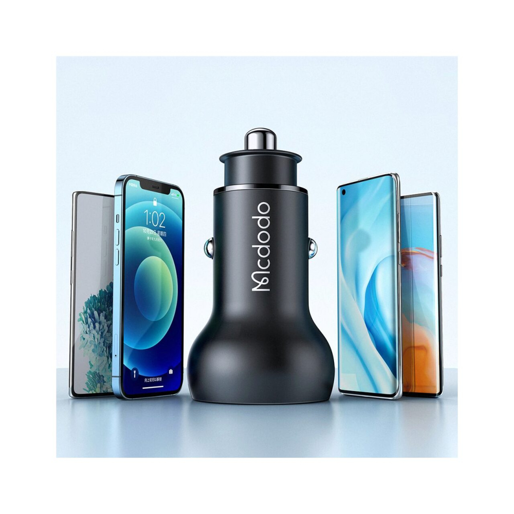 Incarcator Auto Dual Port 45W Mcdodo Mushrooms Series Black [5]