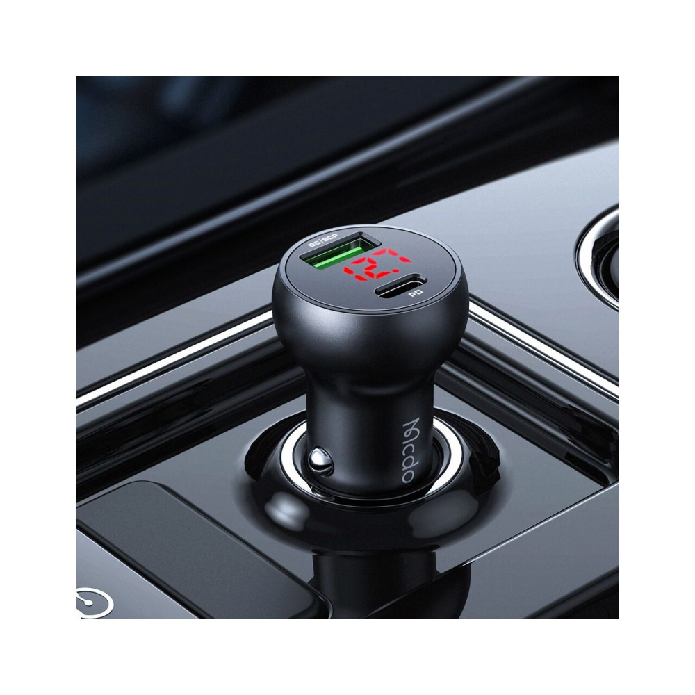 Incarcator Auto Dual Port 45W Mcdodo Mushrooms Series Black [3]