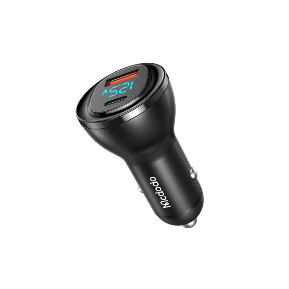 Incarcator Auto Mcdodo Aurora Series Digital Display PD Fast Charger USB-Type-C 95W Black [8]