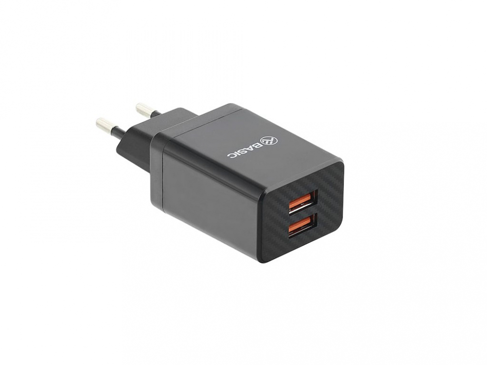 Încărcător priză Tellur Basic HC204, 2xUSB, 2.4A, negru [2]