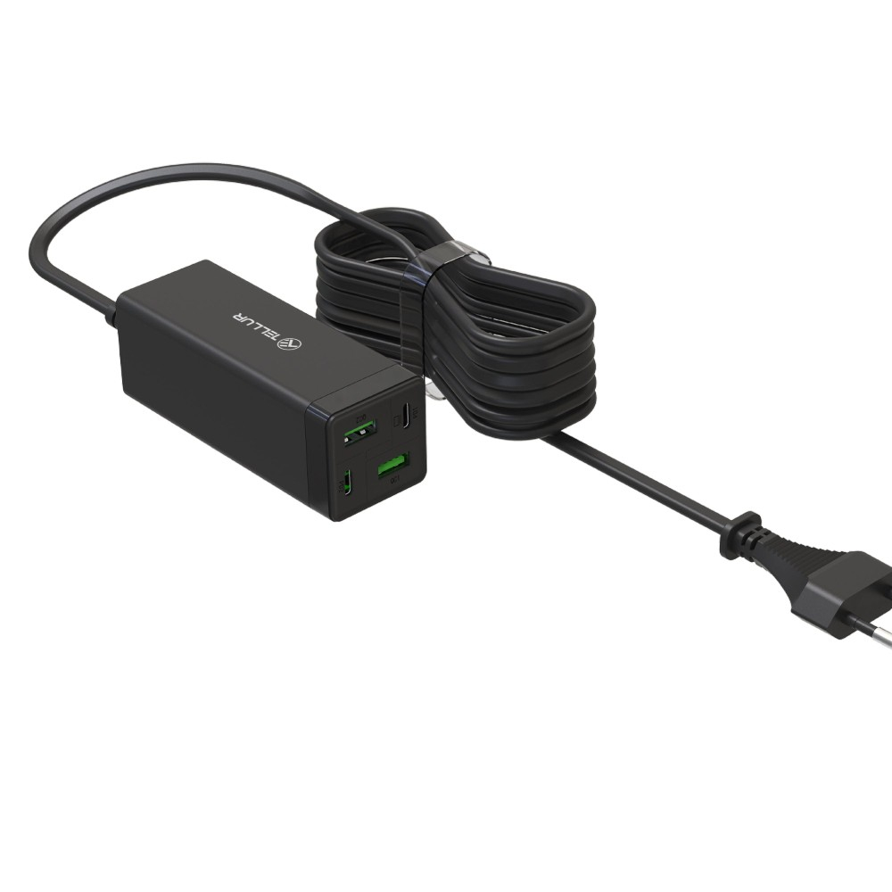 Încărcător priză Tellur PDHC2 65W (2xPD 2xQC3.0), EU,UK,US, negru [5]