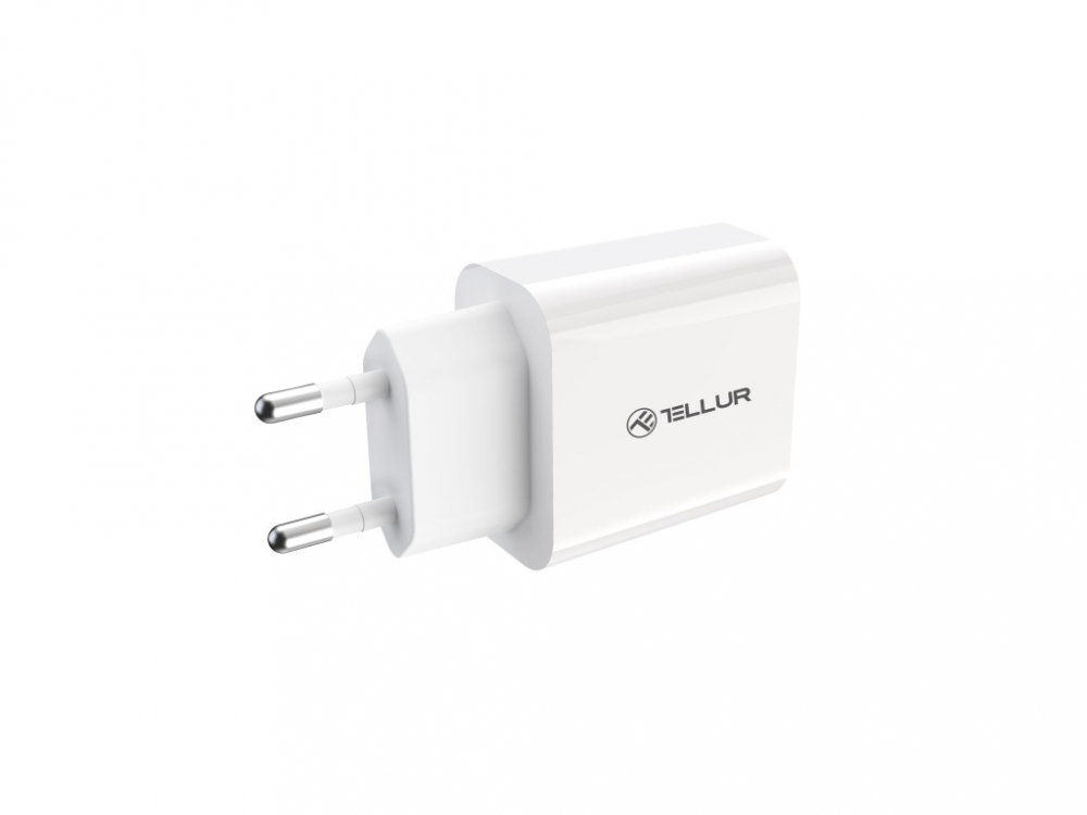 Încărcător priză Tellur USB-A QC3.0, 18W, alb [5]