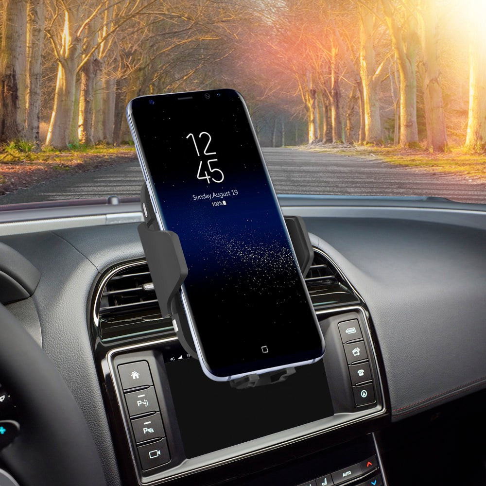 Încărcător wireless cu suport auto și senzor IR WCCM2, negru [6]