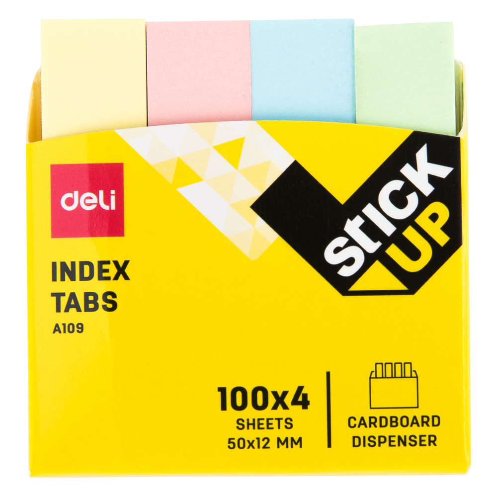 Index adeziv hartie 12*50mm 4 culori 100 file deli [2]