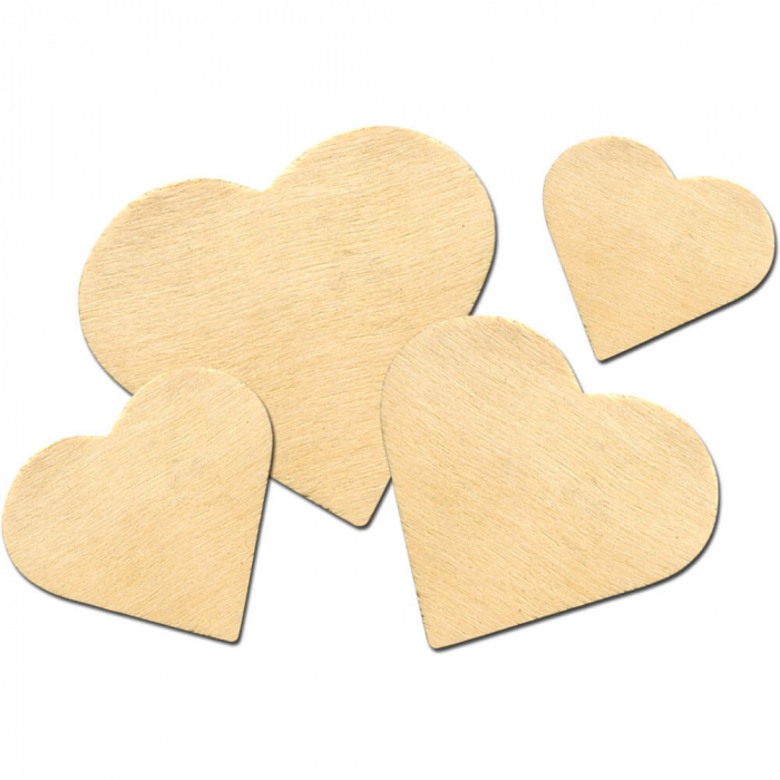Inimioare din lemn natural, 9 buc [3]