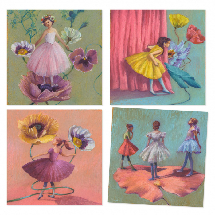 Atelier de colorat cu creioane ulei pastel, Inspired by Degas, Djeco, varsta 6 - 9, 9+ ani, Fata [2]