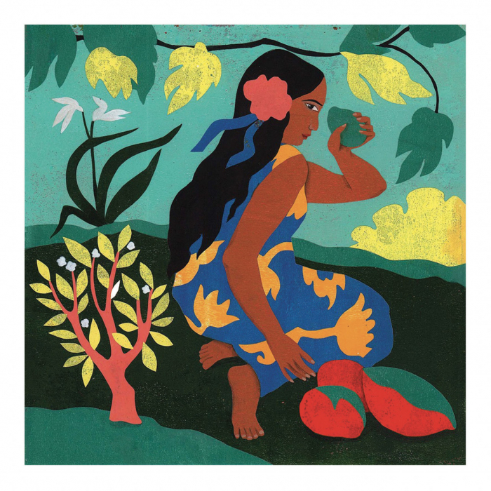 Planse preilustrate pentru pictat - Inspired by Paul Gauguin, pictura Polynesia, Djeco, varsta 6 - 9, 9+ ani, Baiat, Fata [5]
