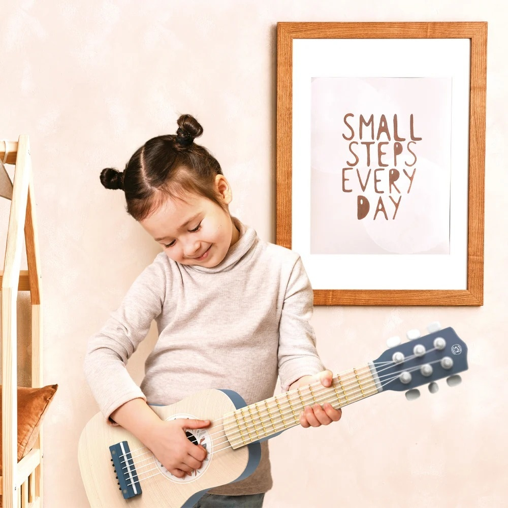 Instrument muzical Chitara din lemn pentru copii, Speedy Monkey pentru Baiat, Fata varsta 3 - 6, 6 - 9 [4]