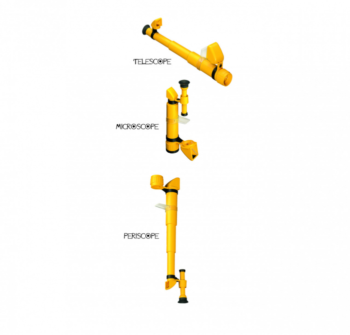 Instrument optic 3 in 1 Telescop, Periscop, Microscop Navir, varsta 6 - 9, 9+ ani, Baiat, Fata [2]