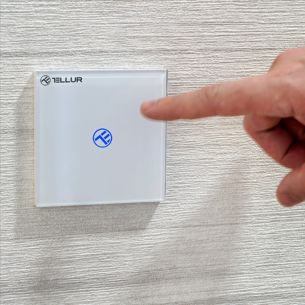 Întrerupător WiFi Tellur Smart, SS1N, 1 port, 1800W, 10A [2]