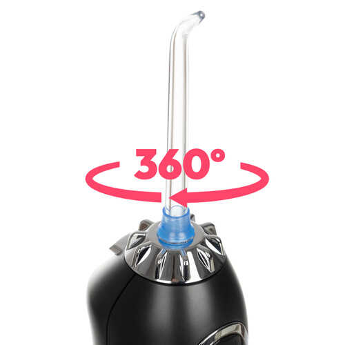 Irigator Bucal, Dus Oral, 5 moduri, 8 capete, 300 ml, Negru [3]