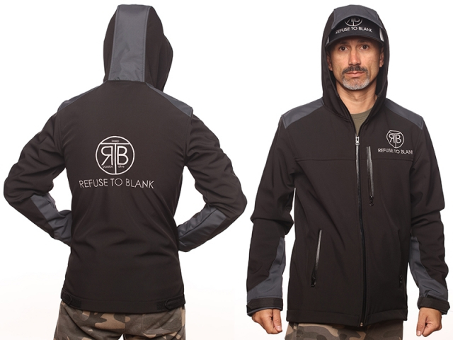 Jacheta RTB New Wave Softshell Fleece Insulated Grey/Black Jacket XXL [4]