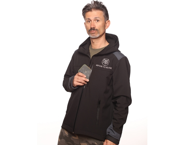Jacheta RTB New Wave Softshell Fleece Insulated Grey/Black Jacket XXL [5]
