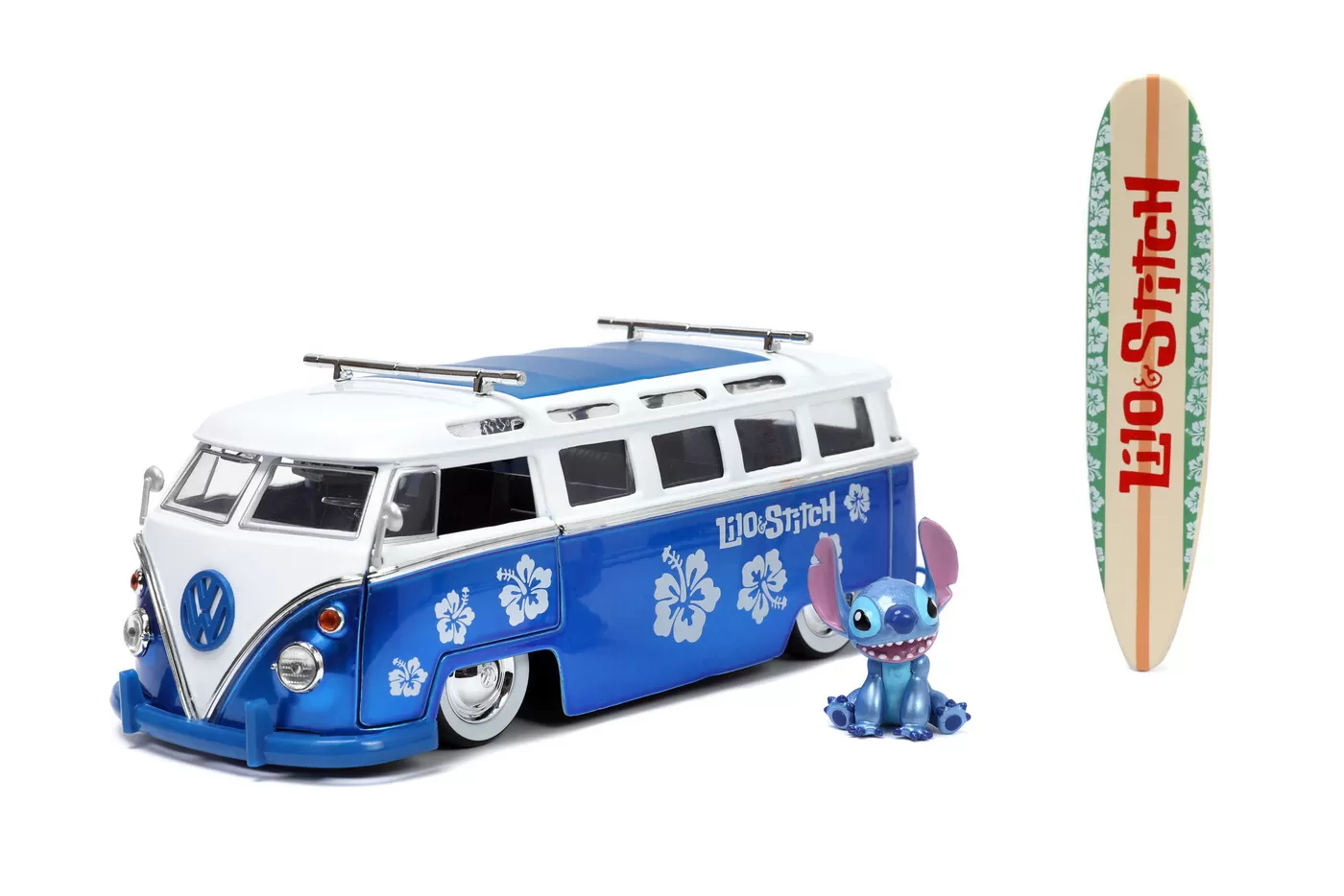 Jada autobuz metalic si figurina stitch scara 1:24 [2]