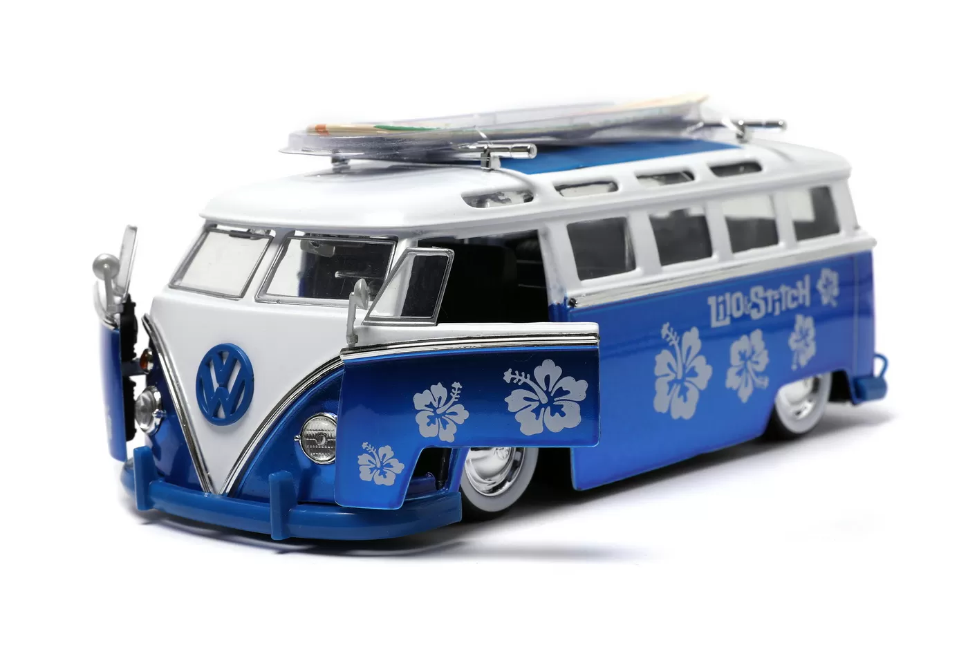 Jada autobuz metalic si figurina stitch scara 1:24 [5]