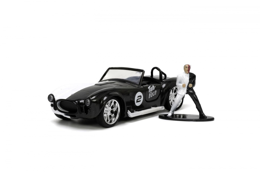 Jada batman set figurina two face si masinuta metalica shelby cobra 427 scara 1:32 [2]