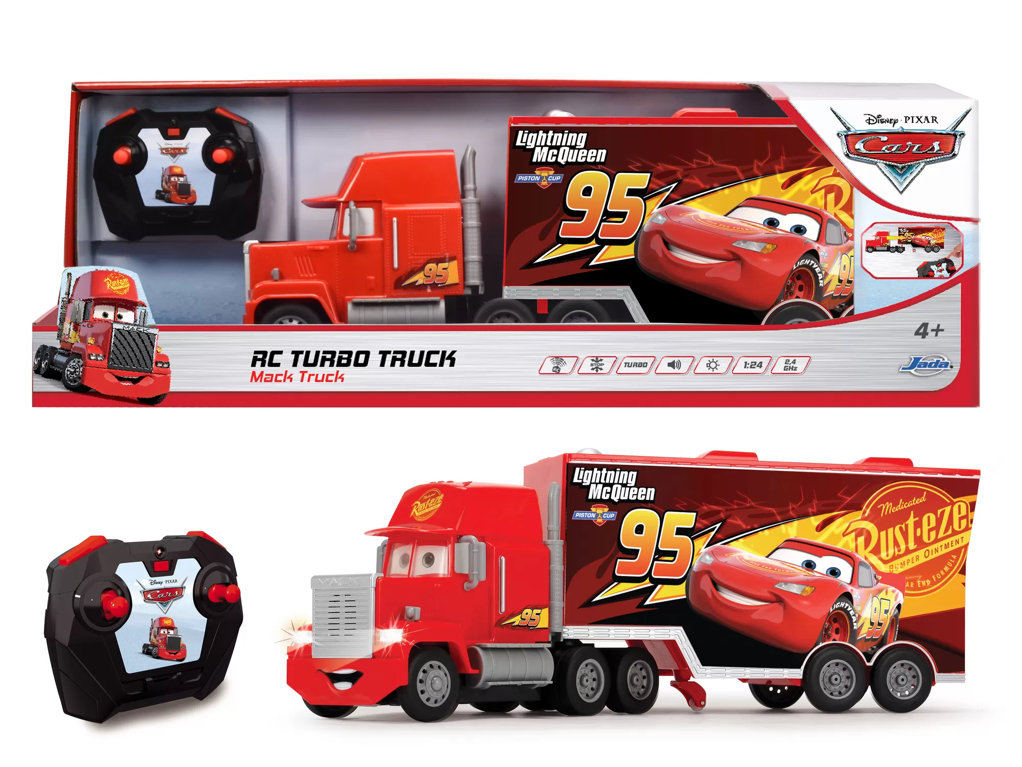 Jada cars camion cu telecomanda turbo mack scara 1:24 [1]