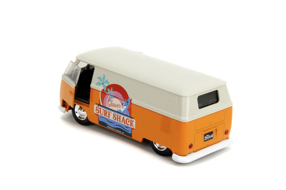 Jada disney stitch autobuz metalic volkswagen bus 1961 scara 1 la 32 [4]
