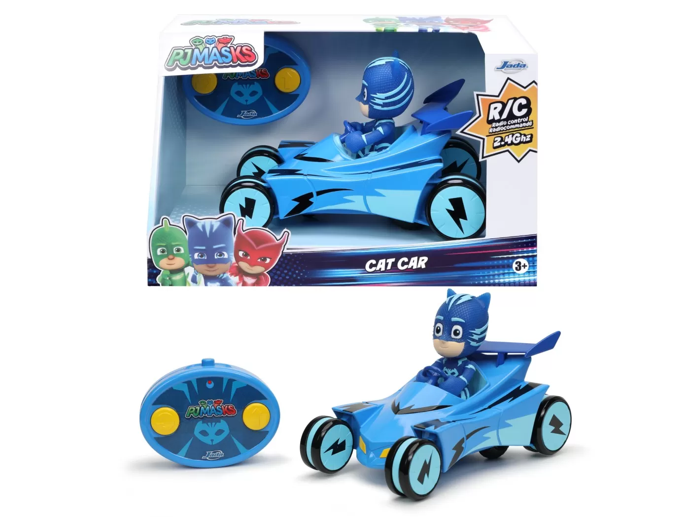 Jada eroi in pijamale masinuta cu telecomanda cat car [1]