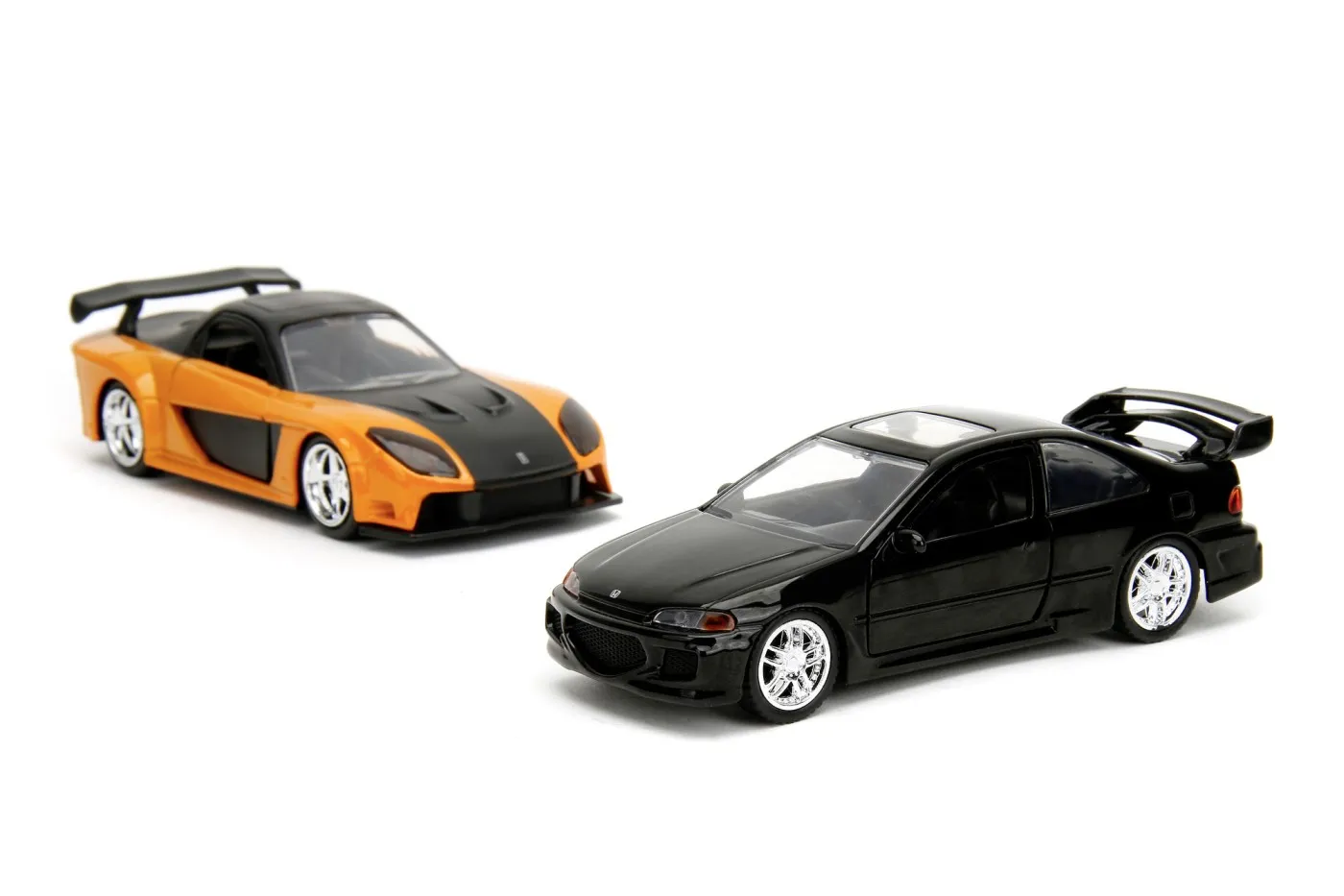 Jada fast & furious legacy series set 2 masinute metalice honda civic si mazda rx-7 scara 1:32 [3]