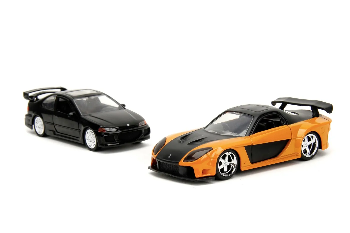 Jada fast & furious legacy series set 2 masinute metalice honda civic si mazda rx-7 scara 1:32 [4]